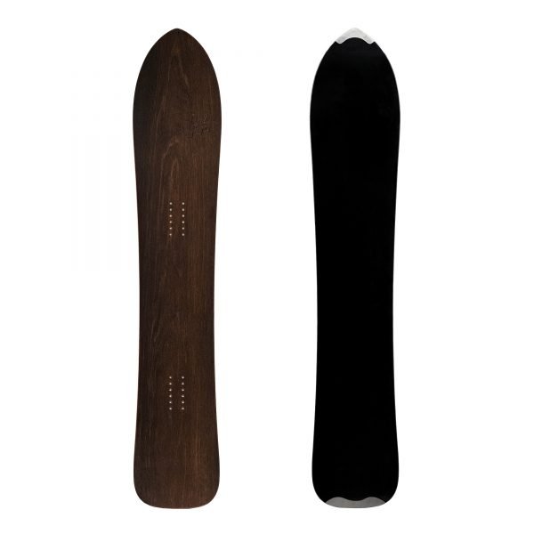 Fantastica Deluxe - Snowboard direzionale in legno fossile da freeride e carving