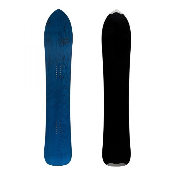 Sandy shapes fantastica directional freeride snowboard in blue wood