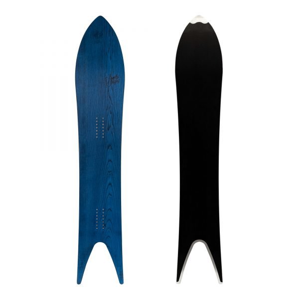Regina- Snowboard a coda di rondine in legno blu