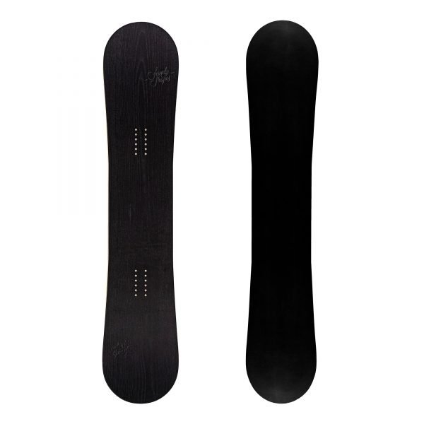 Amara - Snowboard freestyle twintip camber in legno nero